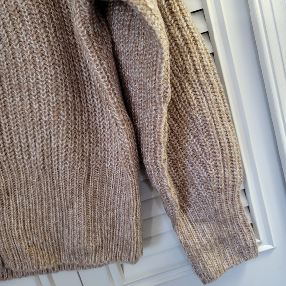 Woolen Bloom heathered khaki cardigan - Picture 12 of 16